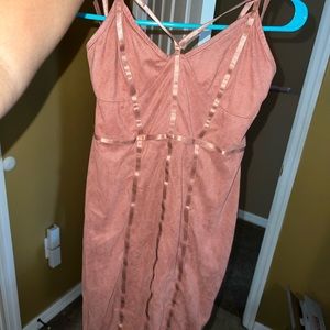 Pink cross cross dress